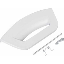 Süppürge Ariston Ile Uyumlu Hotpoint Indesit Wml 601HK Çamaşır Makinesi Kapak Mandal Tutamağı Beyaz