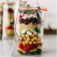 Feyza Design 850 ml Cam Saklama Kavanoz Seti (3'lü) — Şık ve Kullanışlı Depolama Çözümü