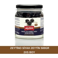 Zeytino Gemlik Siyah Zeytin 500 gr (351/380) 2XS