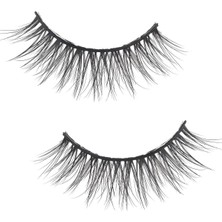 Özgürce Doğal Ipek Takma Kirpik, 4d Kolay Uygulama, Gold Beauty E-06