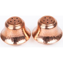 Feyza Design Bakır Tuzluk ve Baharatlık Takımı, 2'li, Şık ve Dayanıklı Tasarım