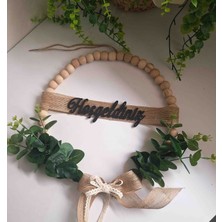 Seka Doğal Yapay Okaliptus Kapı Süsü 30 cm