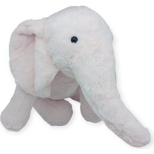 Aesco Peluş Sevimli Hayvanlar 65 cm Uyku Arkadaşım Fil - Pembe (Lisinya)