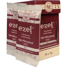 Ezel Geleneksel Türk Kahvesi Tek Fincanlık 7g - 10'lu Paket