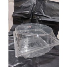 Feyza Design 6'lı Plastik Yaş Pasta Kapağı, Pratik ve Dayanıklı, 50 Adet