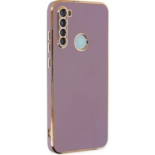 SiHako Redmi Note 8 Kılıf Volet Silikon - Mor