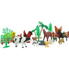 Aesco Hayvan Seti - 12 Parça Çiftlik Hayvanları Seti  - NC3789 (Lisinya)