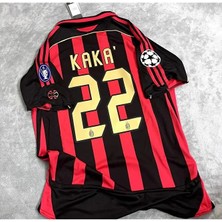Portego M.i.l.a.n 2007 Sezonu Kaka Leite Nostalji Forması (Kırmızı-Siyah)