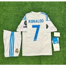 Portego R.e.a.l M.a.d.r.i.d 2018 Kiev Şampiyonlar Ligi Finali Cristiano Ronaldo Çocuk Forması 4'lü Set