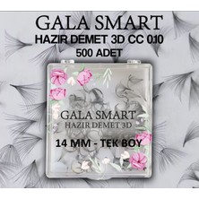 Özgürce 3D cc Kıvrım, 0,10 Kalınlık, 14 mm Tek Boy, 500 Adet Demet Paket