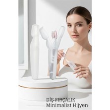 Kapaklı Diş Fırçası Kutusu Kapaklı Diş Fırçalık - Hijyenik ve Şık Banyo Düzeni