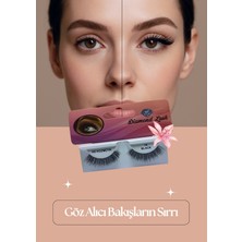 Özgürce Doğal Görünümlü Uzun Takma Kirpik Seti, Hızlı ve Kolay Uygulama
