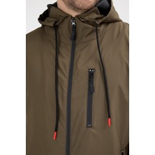 Tonny Black Erkek Kahve 3 Cepli Rüzgar ve Yağmura Dayanıklı Normal Kalıp Yağmurluk