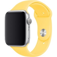 Alstrap Apple Watch 11-10(46MM)9 8 7(45MM)5 6 SE(44MM) Uyumlu Silikon Kordon Kayış