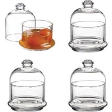 Feyza Design Şekerlik ve Tereyağlık 4l Cam Set, Şık ve Fonksiyonel Mutfak Aksesuarı