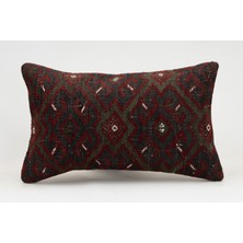 Kilim Wholesale El Yapımı Kilimden Yapılmış Vintage Kırlent Kılıfı, Yün, 30X50 cm