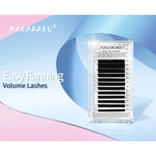 Özgürce Ipek Kirpik Auto-Fan Çek Bırak Kolay Volüm 11MM, 0,07D