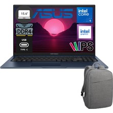 Asus Vivobook 15 X1504VA-BQ4101SM Intel Core 5 120U 16GB 2tb  Windows 11 Pro 15.6" Taşınabilir Bilgisayar + Shopimode Çanta
