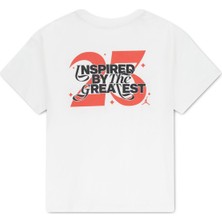 air jordan Bg Store Kız Çocuk Kırık Beyaz Tshirt