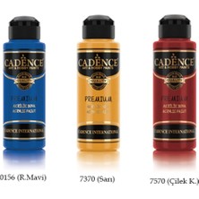 Cadence Premium Boya 120ML 3'lü Set Ana Renkler