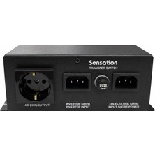 Sensation Otomatik 220V Transfer Switch Şebeke Ayırıcı 15A 3300W