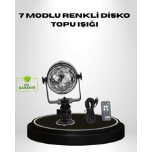 Fta Ticaret Ritme Duyarlı LED Disko Topu - Renkli Işık Gösterili Parti Lambası