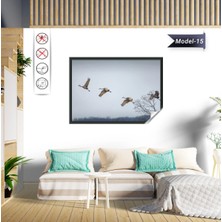 Akıllı Kağıt Statik Tutunma Özellikli Tablo - Poster Hayvan (Model-15)