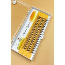 Özgürce Doğal Görünüm Için 12MM Uzunlukta Tekli Takma Kirpik Seti