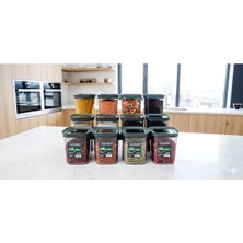 Feyza Design Sağlam ve Şık 12L Saklama Kabı Seti, Mutfakta Pratiklik Sağlar