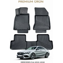 Black Gold Mercedes Cla 2013-2018 ile Uyumlu 3D Oto Paspas Premium