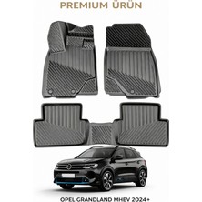 Black Gold Opel Grandland Mhev 2025+ ile Uyumlu 3D Oto Paspas Premium