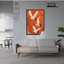 Akıllı Kağıt Statik Tutunma Özellikli Tablo - Poster Hayvan (Model-19)