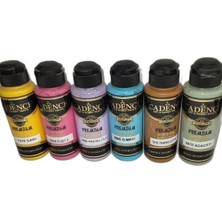 Cadence 6 Renk (120 Ml) Premium Akrilik Boya Zemin Firça