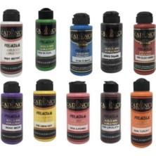 Cadence Premium Akrilik Boya Seti 10 Ana Renk 120 ml * 10 Renk Polsef