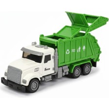 Farbu Oyuncak 1:32 Ölçek Işıklı Sesli Oyuncak Çöp Kamyonu