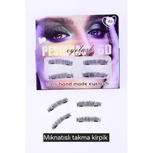 Özgürce Doğal Görünümlü Manyetik Tam Boy Takma Kirpik Seti