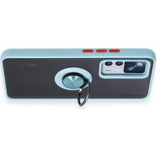 SiHako Mi 12T Kılıf Montreal Yüzüklü Silikon Kapak - Buz