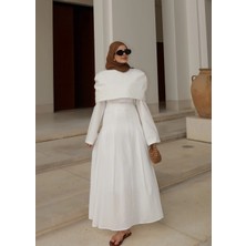 Moda Aksa 6023 Giydirmeli Takım Beyaz