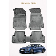 Black Gold Audi A4 2016+ ile Uyumlu 3D Oto Paspas Premium