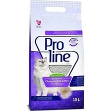 Proline Lavanta Kokulu Topaklanan Bentonit Kedi Kumu 10 Lt Hızlı Topaklanma ve Doğal Koku Kontrolü
