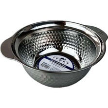 Feyza Design Çelik Mikser Kabı Serisi, Çok Fonksiyonlu, Paslanmaz, Derin 25 cm