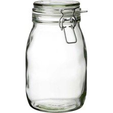 Feyza Design Cam Kavanoz 1,8 Lt, Şık ve Dayanıklı, Saklama Için Ideal