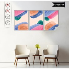 Akıllı Kağıt Statik Tutunma Özellikli Tablo - Poster Modern (Model- 16)
