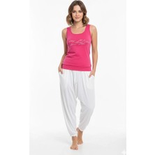 Liyuza Bayan Yazlık Poly Şalvarlı Pijama 21519