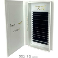 Özgürce Ipek Kirpik 007 D Kıvrım 09 Mm, Doğal ve Zarif Görünüm Sunar