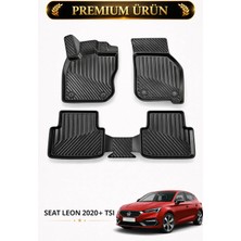 Black Gold Seat Leon 2020+ Tsi ile Uyumlu 3D Oto Paspas Premium