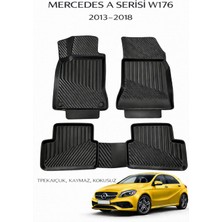 Black Gold Mercedes A Serisi W176 2013-2018 ile Uyumlu 3D Oto Paspas Premium