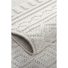 Anutya Home Krem Iskandinav Modern Tasarım Sisal Bukle Özel Ölçü Salon Oturma Odası Koridor Mutfak Halısı Yolluk