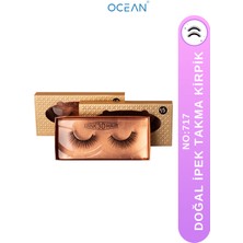 Özgürce Doğal Görünümlü, Kolay Takılan Ipek Kirpik Seti