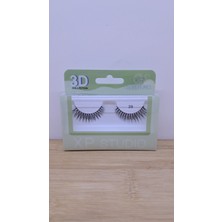 Özgürce 3D 3 Boyutlu Takma Kirpik No: 39, Doğal ve Hafif, Çift Paket